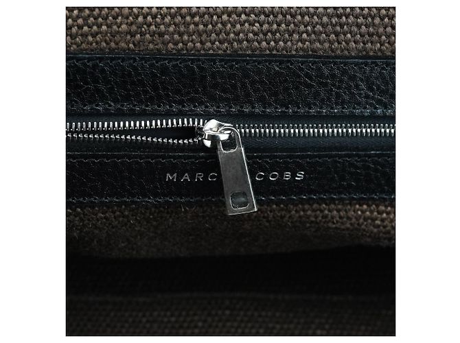 Marc Jacobs Borsa Stam 2-Way in pelle verniciata nera - vista 13
