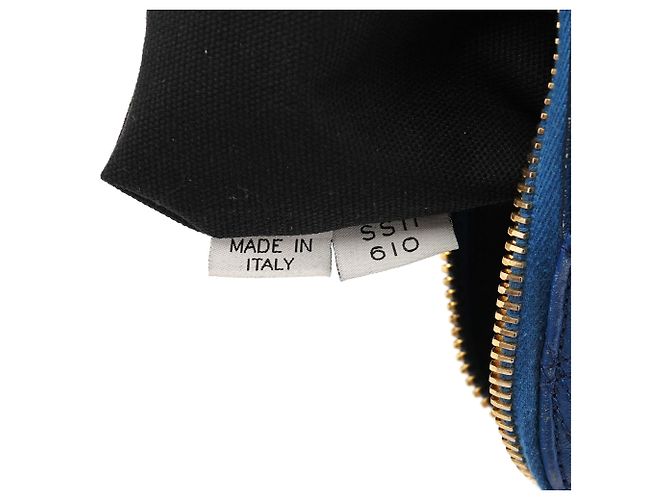 Marc Jacobs Borsa 2-Way Stam in pelle trapuntata blu - vista 14