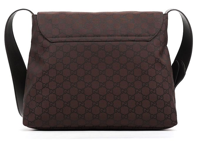 Gucci Borsa a tracolla 272351 Brown GG Canvas - vista 3