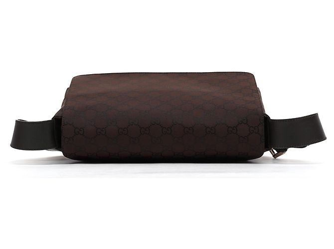 Gucci Borsa a tracolla 272351 Brown GG Canvas - vista 4