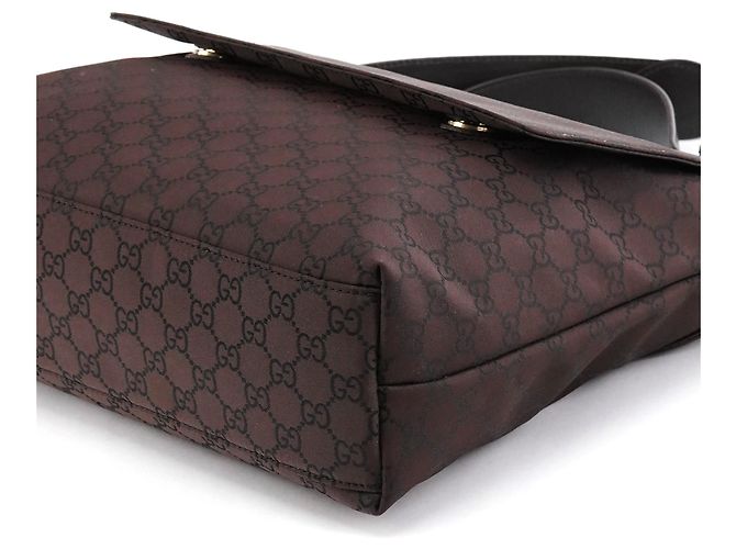 Gucci Borsa a tracolla 272351 Brown GG Canvas - vista 8