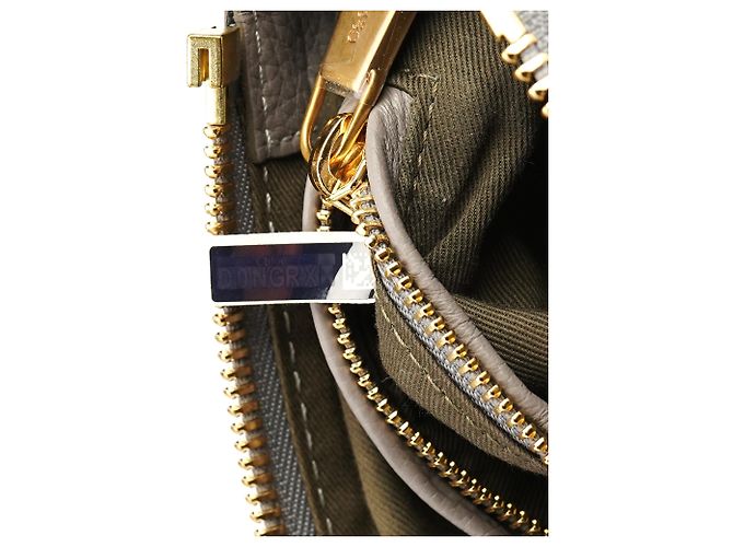Chloé Borsa a tracolla 2-way Marcie in pelle grigia - vista 15