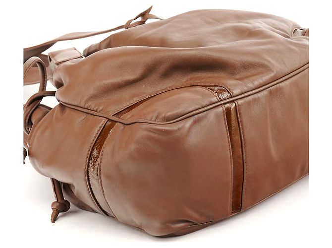 Loewe Borsa a tracolla Anagram in pelle nappa marrone chiaro - vista 7