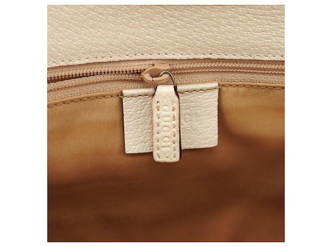 Gucci 002 1068 Borsa a tracolla Jackie in pelle Ivory - vista 12