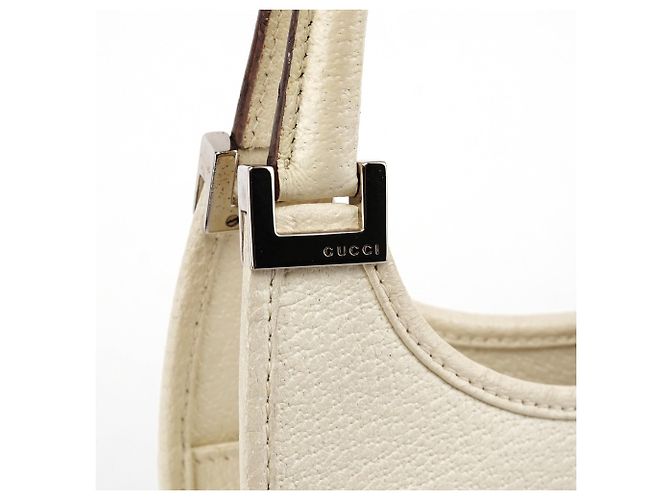 Gucci 002 1068 Borsa a tracolla Jackie in pelle Ivory - vista 6