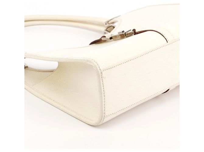 Gucci 002 1068 Borsa a tracolla Jackie in pelle Ivory - vista 7