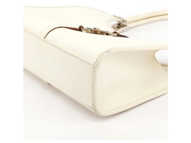 Gucci 002 1068 Borsa a tracolla Jackie in pelle Ivory - vista 8