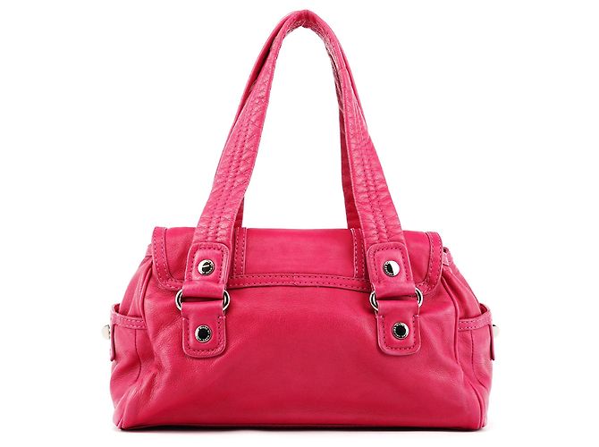 Marc by Marc Jacobs Borsa Tote Totally Turnlock in pelle rosa - vista 3