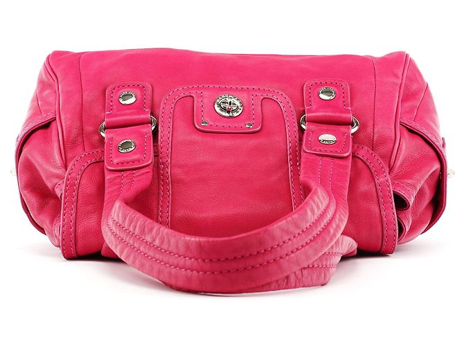 Marc by Marc Jacobs Borsa Tote Totally Turnlock in pelle rosa - vista 4