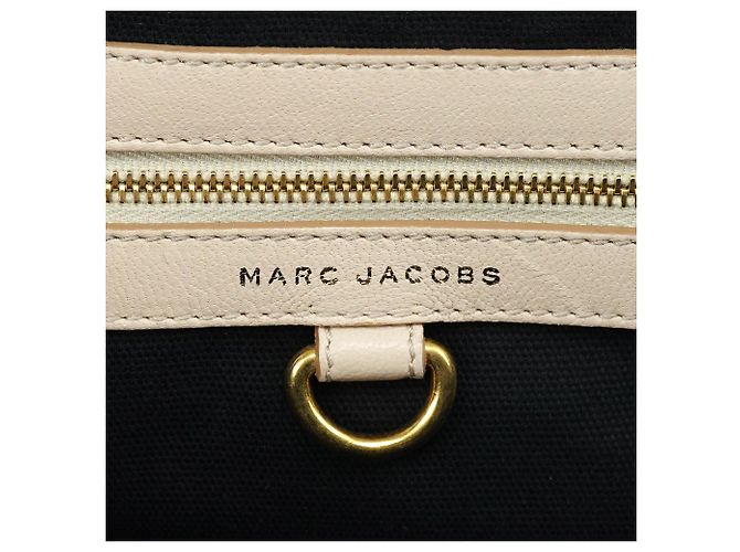 Marc Jacobs Mini mala 2-way Stam em pele acolchoada marfim - vista 13