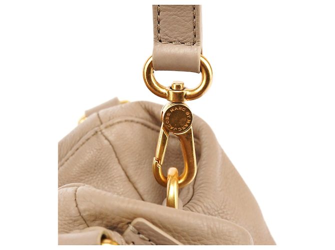 Marc by Marc Jacobs Borsa 2-Way Classic Q Fran in pelle Greige - vista 10