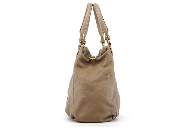 Marc by Marc Jacobs Borsa 2-Way Classic Q Fran in pelle Greige - vista 2
