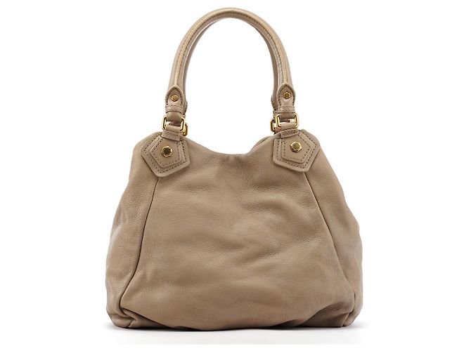 Marc by Marc Jacobs Borsa 2-Way Classic Q Fran in pelle Greige - vista 3