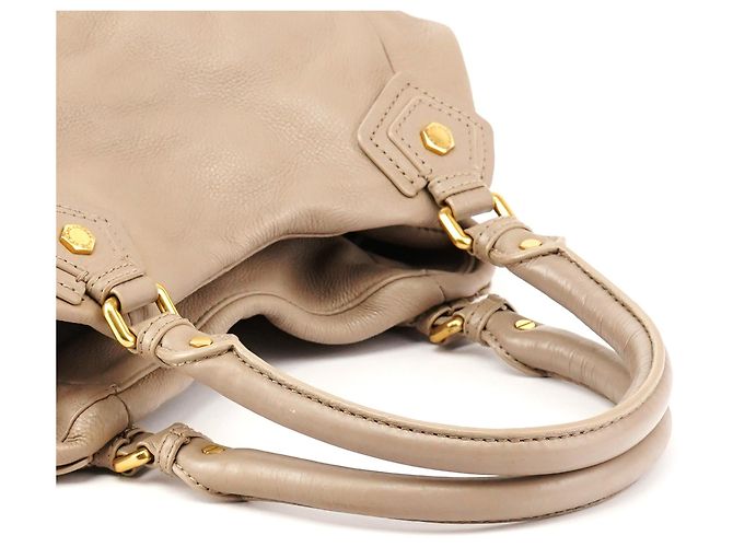 Marc by Marc Jacobs Borsa 2-Way Classic Q Fran in pelle Greige - vista 9