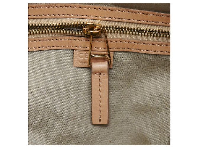 Céline Borsa Pillow in pelle Nappa beige - vista 13