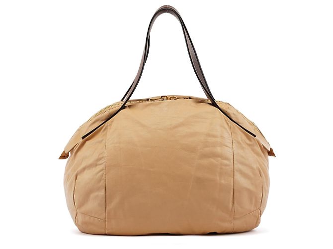 Céline Borsa Pillow in pelle Nappa beige - vista 3