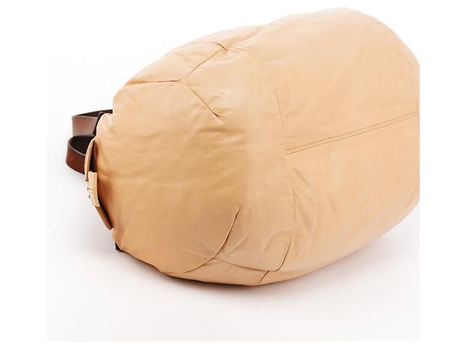 Céline Borsa Pillow in pelle Nappa beige - vista 8