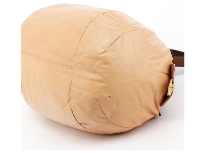 Céline Borsa Pillow in pelle Nappa beige - vista 9