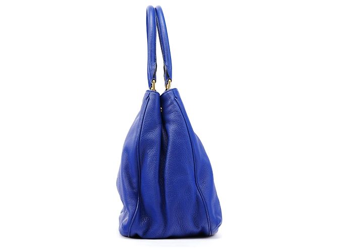 Marc by Marc Jacobs Borsa Tote 2-Way in pelle blu cobalto - vista 2