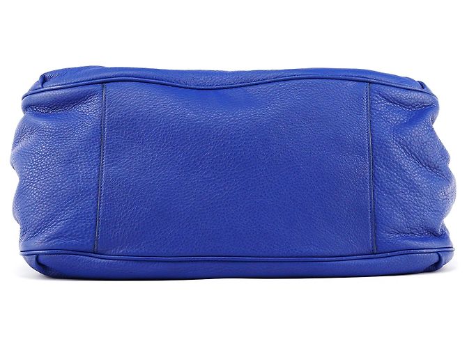 Marc by Marc Jacobs Borsa Tote 2-Way in pelle blu cobalto - vista 5