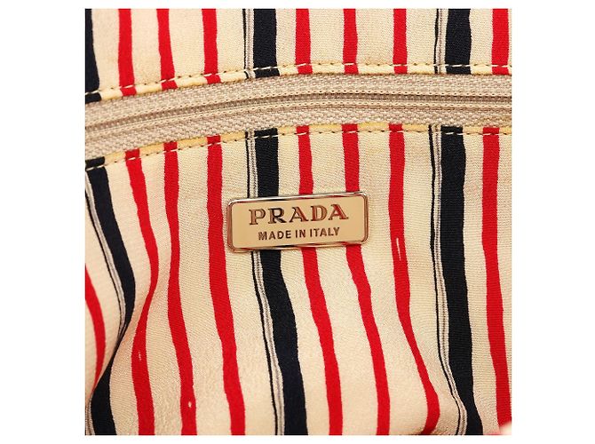 Prada Borsa Tote in raso Raso rossa - vista 11