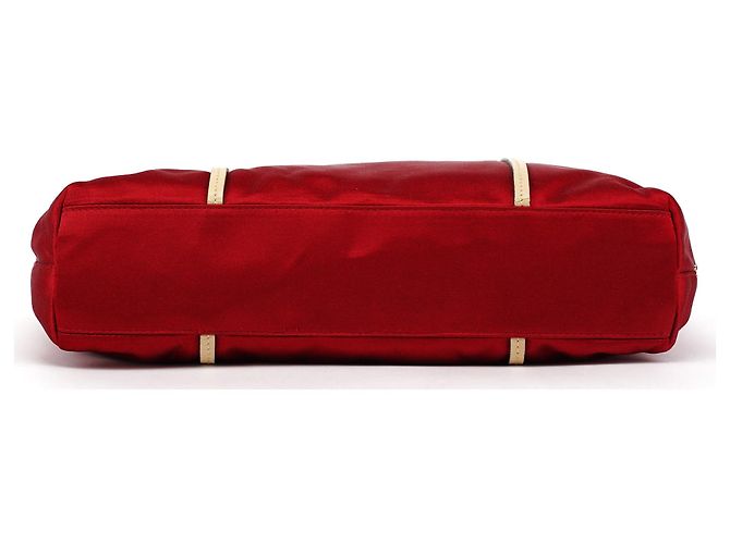 Prada Borsa Tote in raso Raso rossa - vista 4