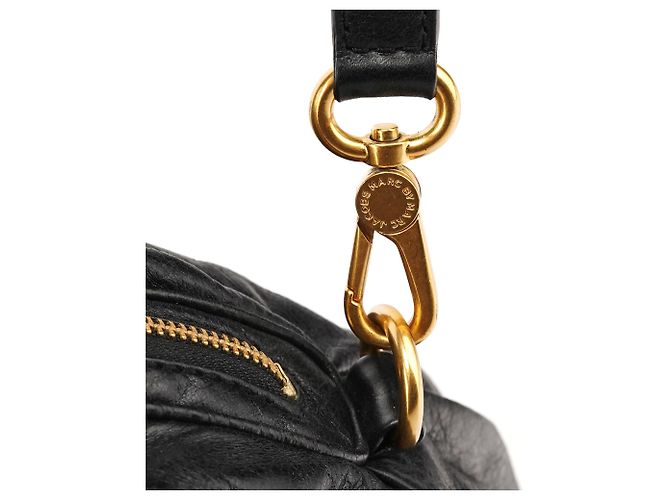Marc by Marc Jacobs Borsa 2-Way Baby Aidan Twisted Q in pelle nera - vista 10