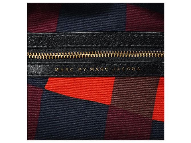 Marc by Marc Jacobs Borsa 2-Way Baby Aidan Twisted Q in pelle nera - vista 12