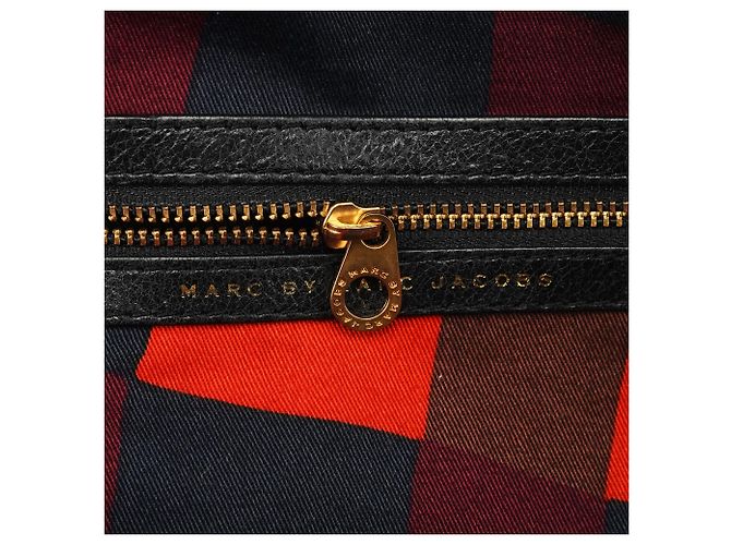 Marc by Marc Jacobs Borsa 2-Way Baby Aidan Twisted Q in pelle nera - vista 13