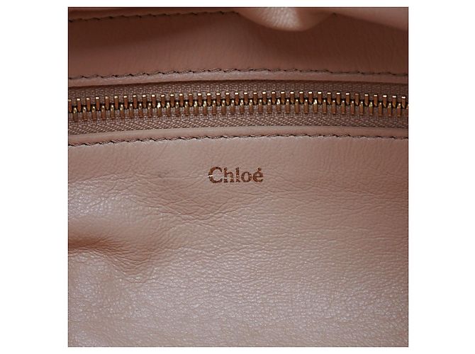 Chloé Borsa Boston Madeleine in pelle arancione - vista 12