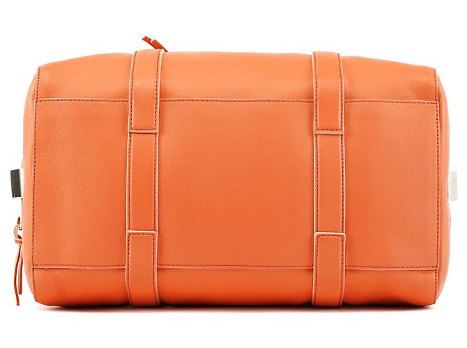 Chloé Borsa Boston Madeleine in pelle arancione - vista 5