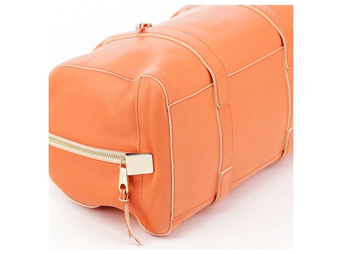 Chloé Borsa Boston Madeleine in pelle arancione - vista 8