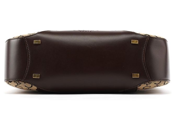Céline Borsa Tote in tela Macadam beige e marrone - vista 5