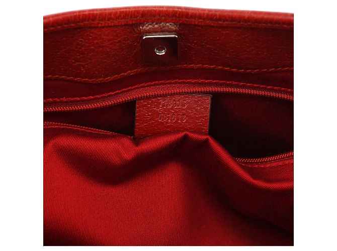 Gucci 113015 Borsa Tote in pelle Red GG - vista 13