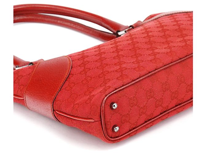 Gucci 113015 Borsa Tote in pelle Red GG - vista 6