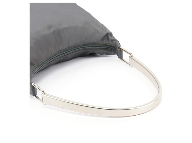 Prada Borsa a tracolla 1998 Grey Tessuto Metallo Nylon - vista 11