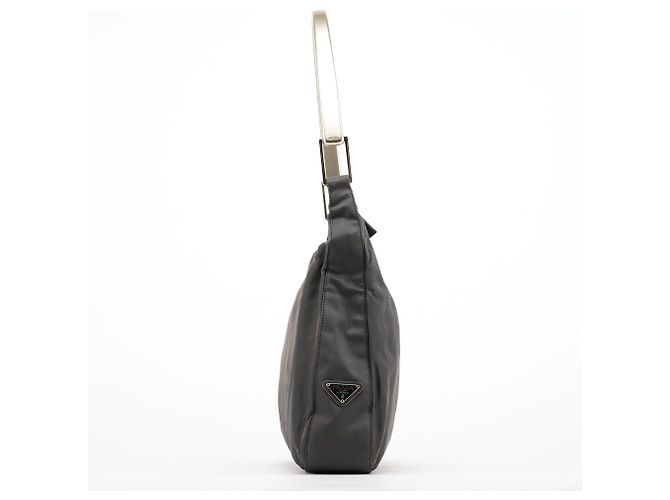 Prada Borsa a tracolla 1998 Grey Tessuto Metallo Nylon - vista 2