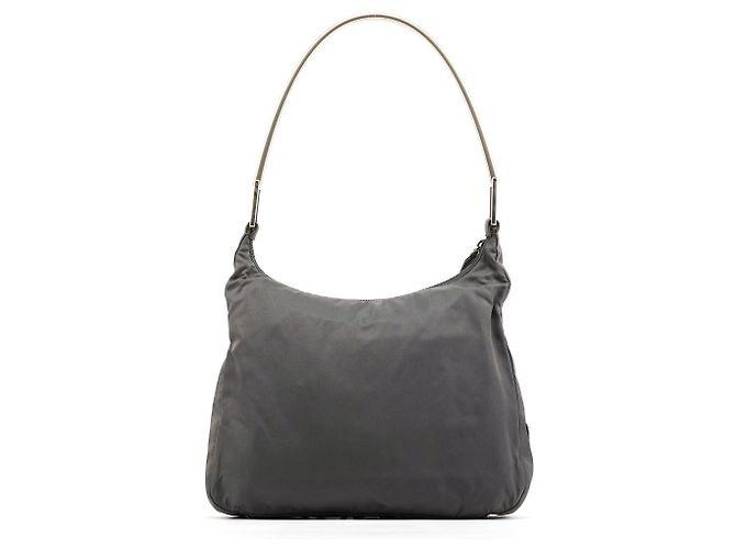 Prada Borsa a tracolla 1998 Grey Tessuto Metallo Nylon - vista 3