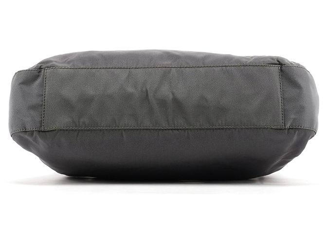 Prada Borsa a tracolla 1998 Grey Tessuto Metallo Nylon - vista 5