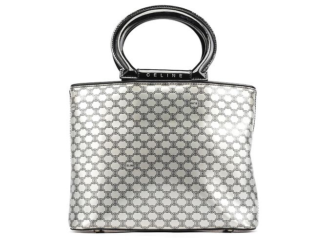 Céline Borsa Tote Macadam Argento - vista 3
