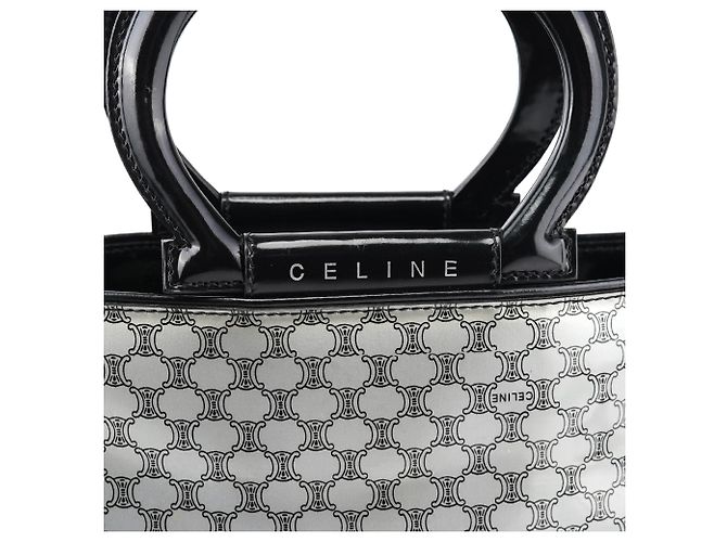 Céline Borsa Tote Macadam Argento - vista 5