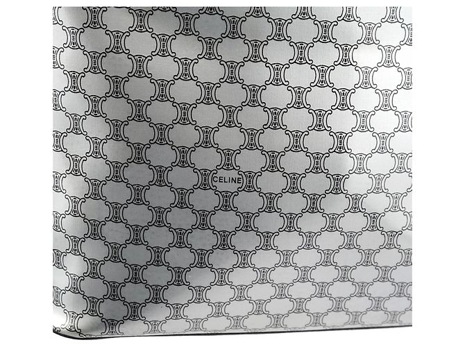Céline Borsa Tote Macadam Argento - vista 6