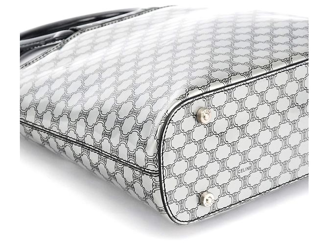 Céline Borsa Tote Macadam Argento - vista 7