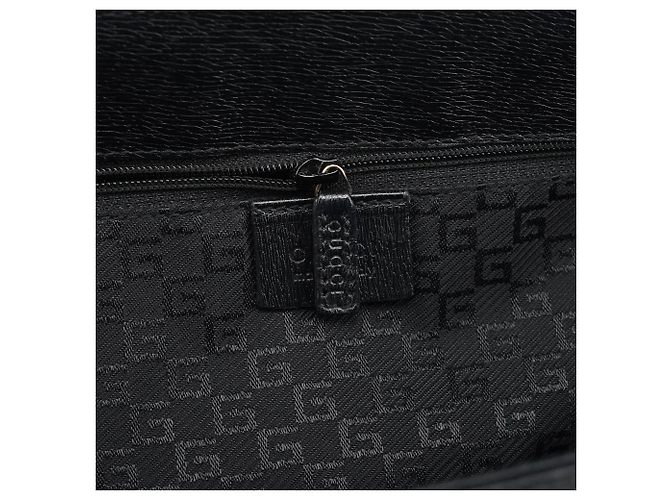 Gucci 002 1109 Navy Canvas Square G Tote Bag - vista 13