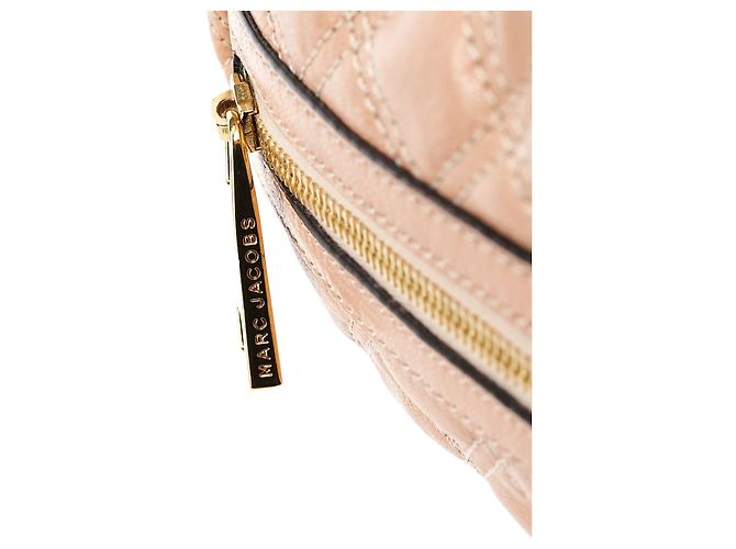 Marc Jacobs Borsa a tracolla Stam in pelle trapuntata beige - vista 10