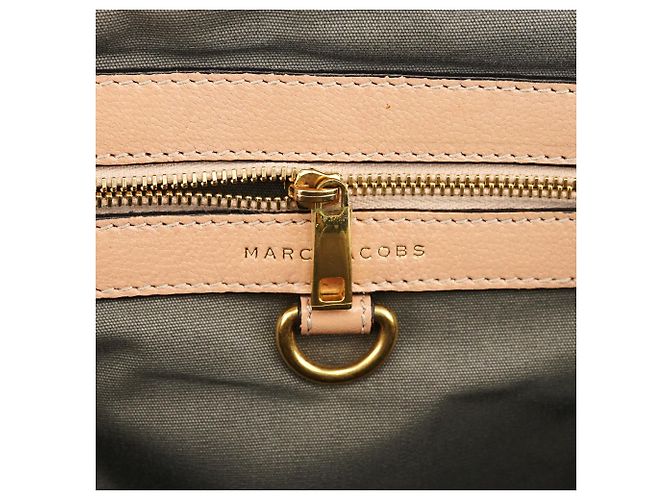 Marc Jacobs Borsa a tracolla Stam in pelle trapuntata beige - vista 14