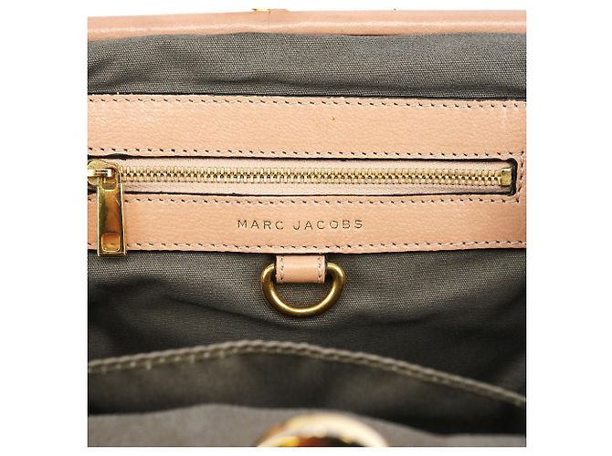 Marc Jacobs Borsa a tracolla Stam in pelle trapuntata beige - vista 15