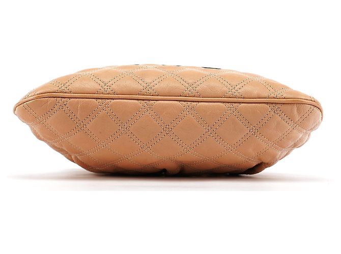 Marc Jacobs Borsa a tracolla Stam in pelle trapuntata beige - vista 6