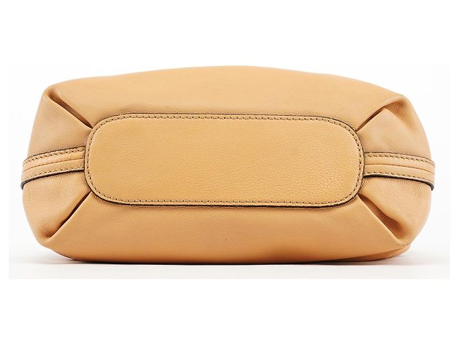 Chloé Borsa 2-Way Elsie in pelle beige - vista 5