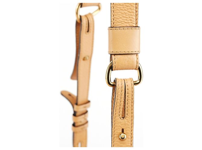 Chloé Borsa 2-Way Elsie in pelle beige - vista 9